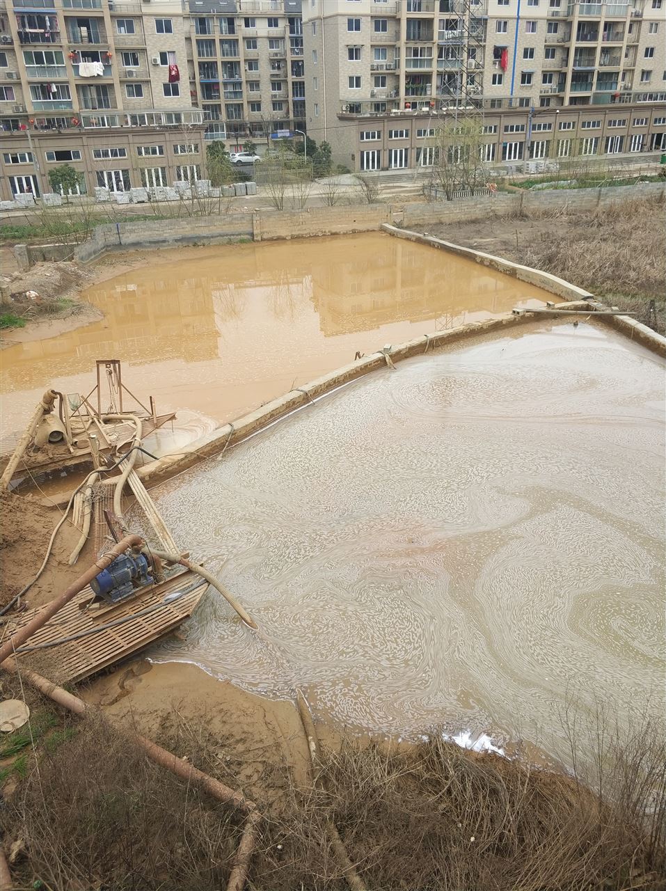 松江沉淀池淤泥清理-厂区废水池淤泥清淤