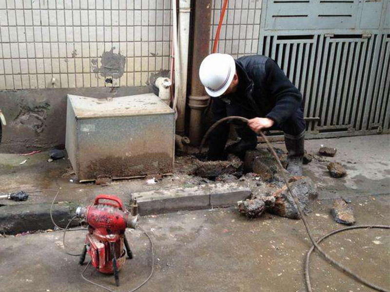 松江疏通下水道-洗菜池疏通